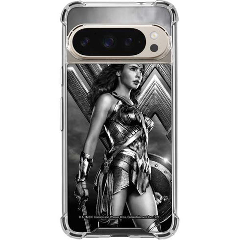 The Justice League (2017) Wonder Woman Poster Pixel 9/9 Pro Clear Case
